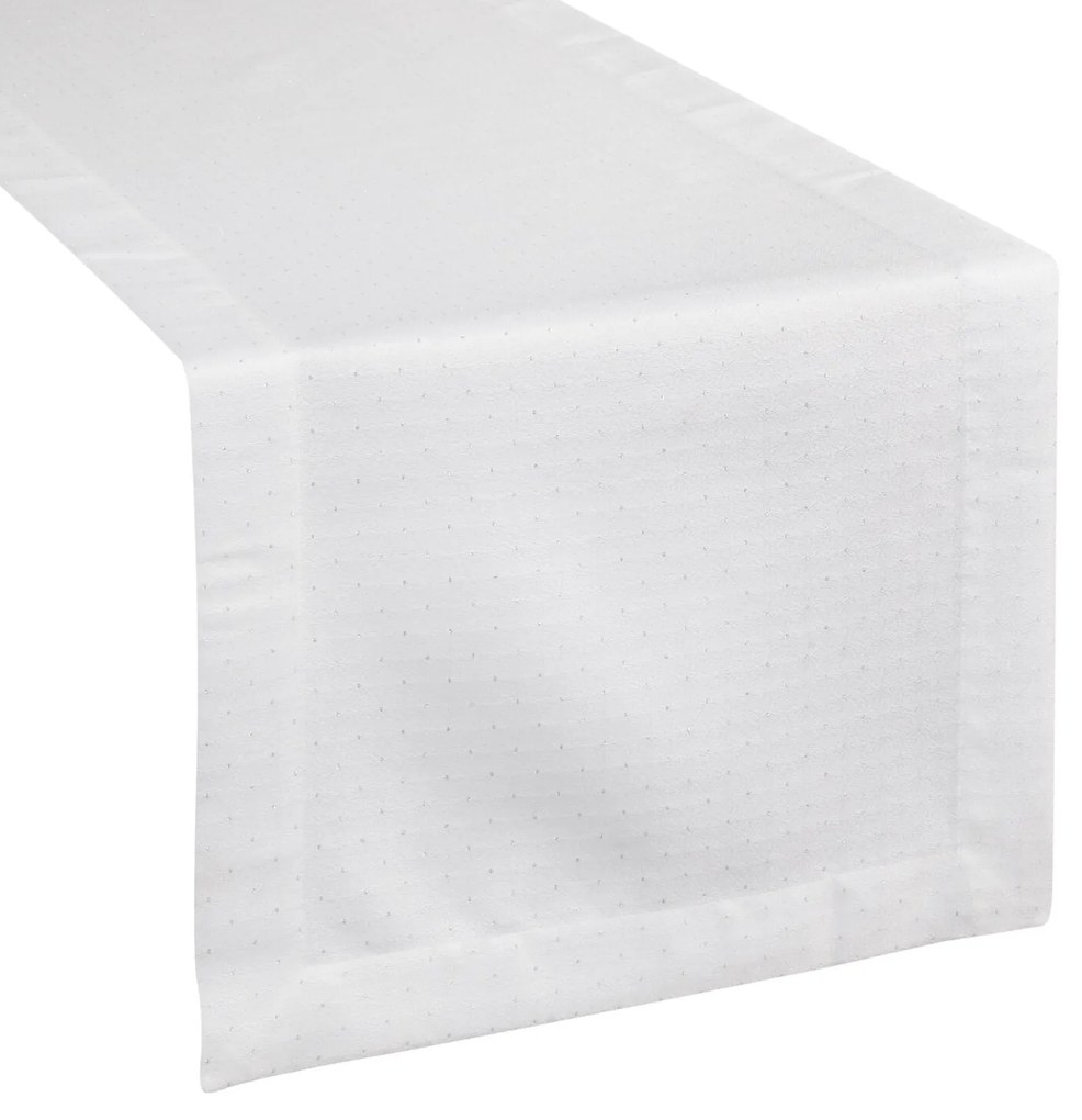 BEHÚŇ NA STÔL ELIZA 40X140 CM BIELY