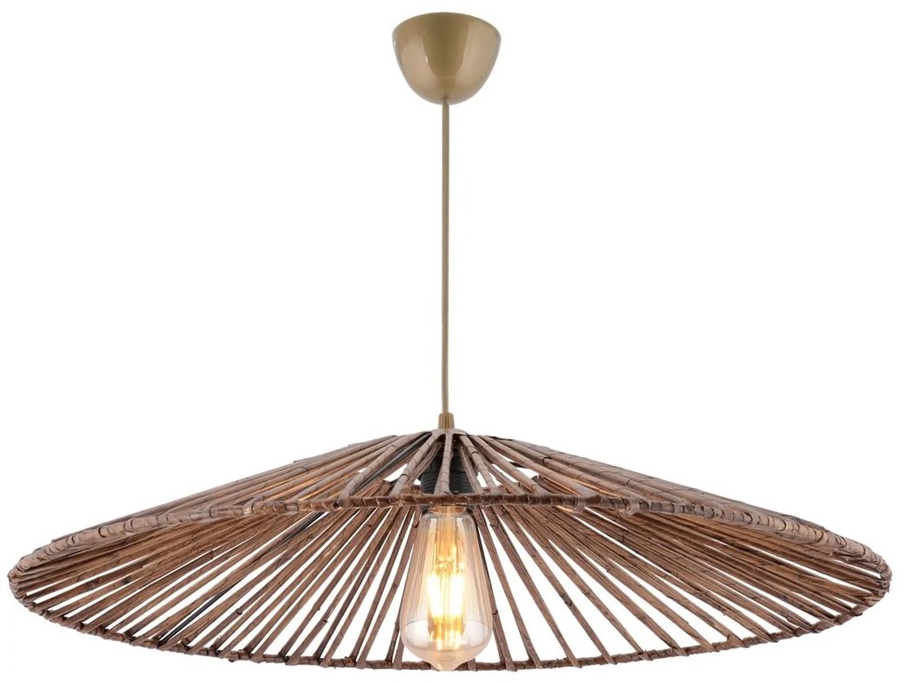 Závesný luster Conic hnedý