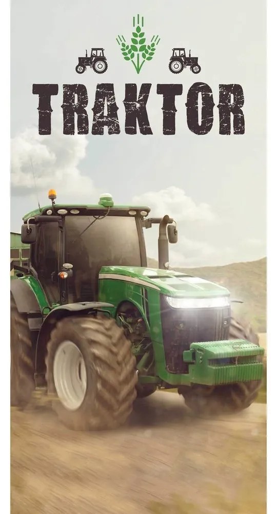 Jerry Fabrics Detská osuška s potlačou - Jurský svet Volcano | 70 x 140 cm