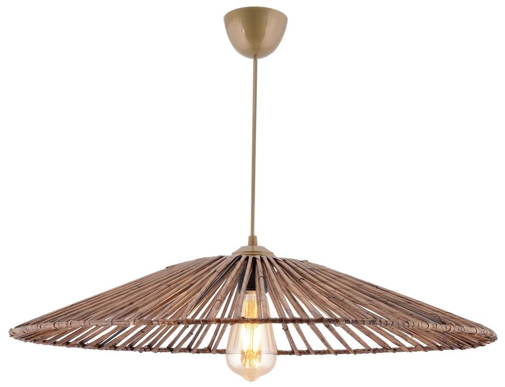 Závesný luster Conic hnedý