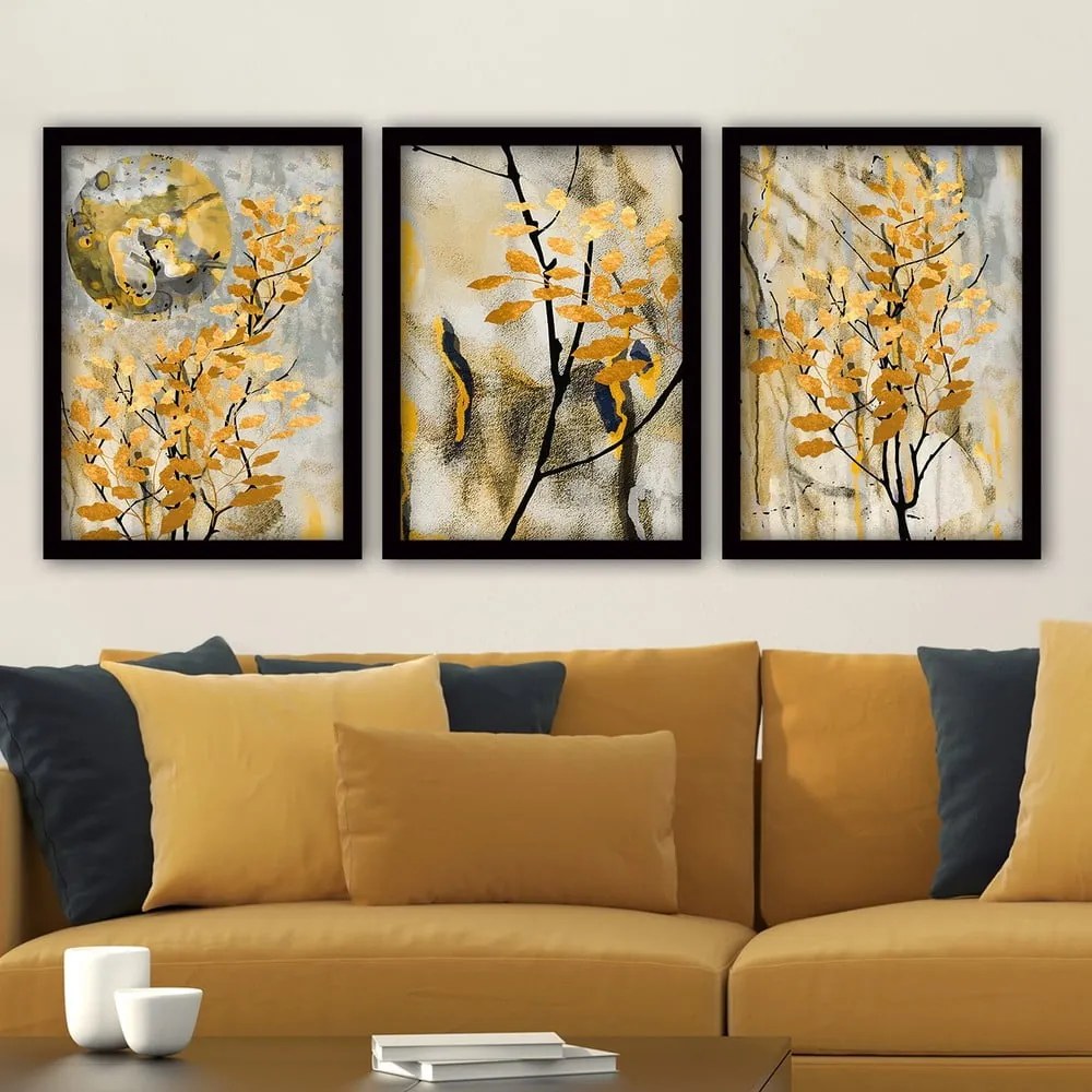 Obrazy v súprave 3 ks 35x45 cm – Wallity