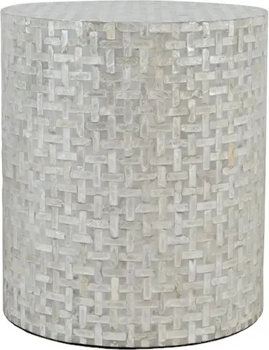 Odkladací stolík Avola 40 cm sivý