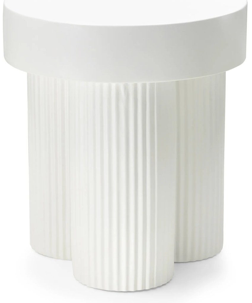 Odkládací stolek Salerno 45 cm bílý