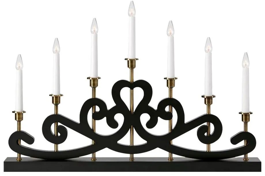 Čierna vianočná svetelná dekorácia Nightfall – Markslöjd