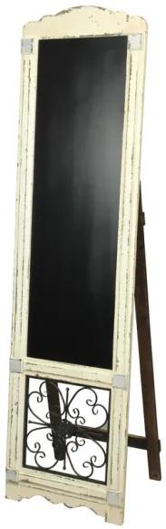 Vintage stojacia tabuľa na prezentáciu, 164,5x44cm