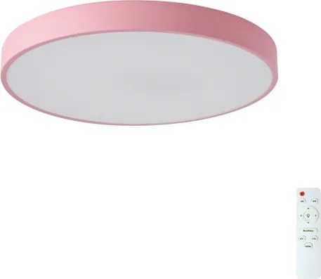 Brilagi - LED stmievateľné stropné svietidlo POOL LED/60W/230V 3000-6000K 50 cm ružové+DO