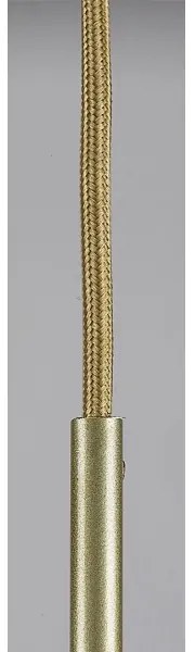 Rabalux 72050 - Luster na lanku ESTA 1xE27/40W/230V číra/zlatá