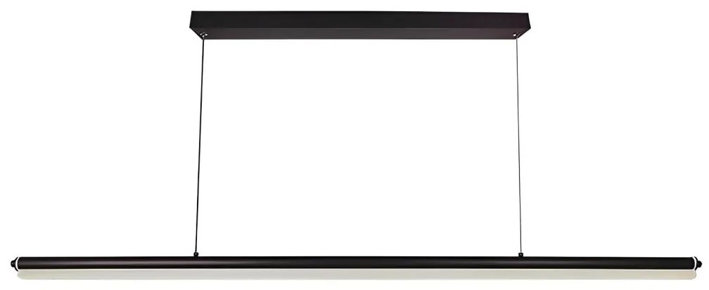 LED Luster na lanku LED/23W/230V 4000K 120 cm čierna