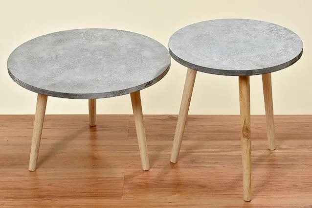 Drevený odkladací stolík Brest 50 cm