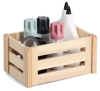 Zeller Present Drevená bednička MONTY, úložný drevený box 30 x 20 x 15 cm