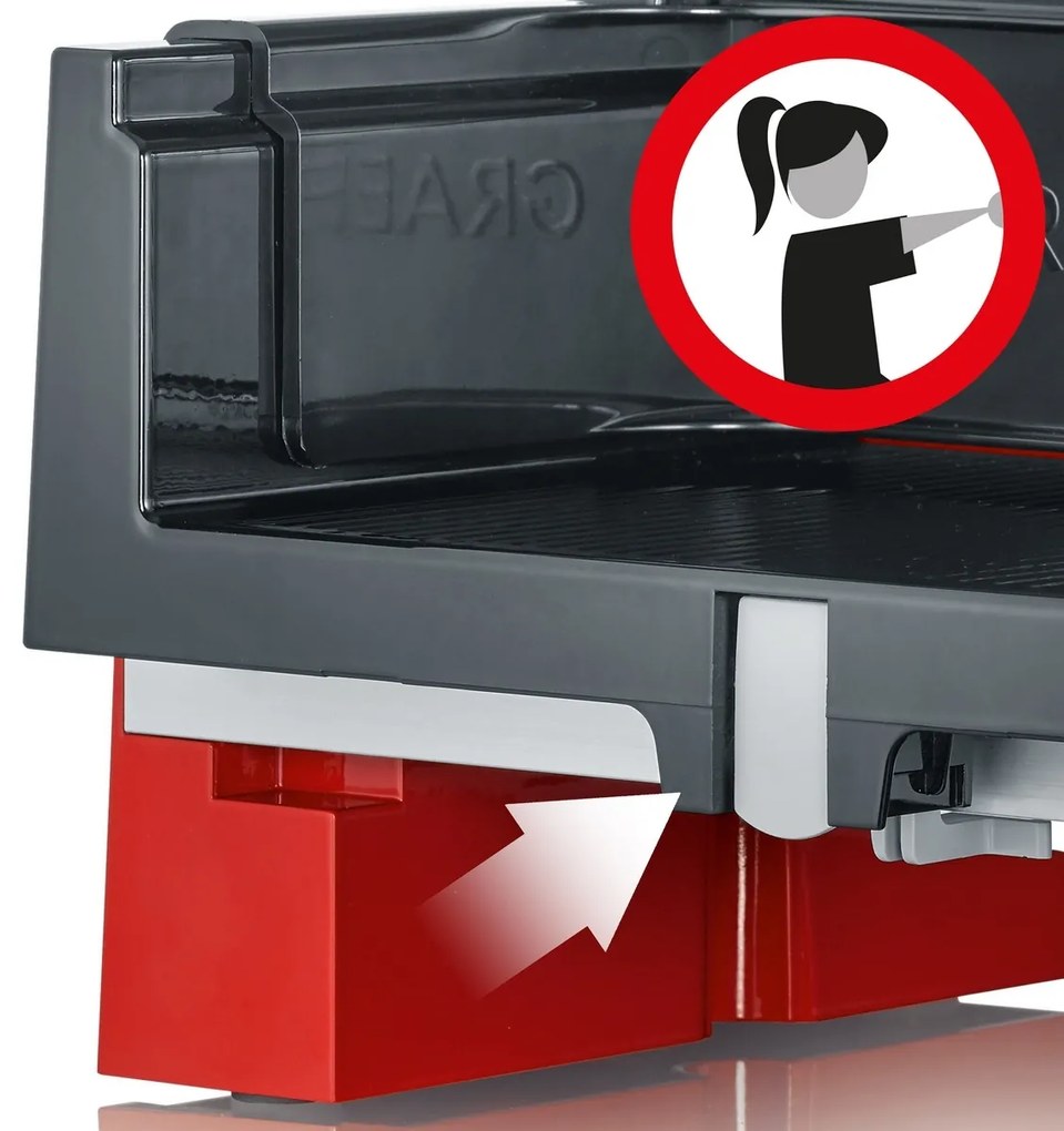 GRAEF SKS 10023 elektrický krájač s 2 kotúčmi, červená
