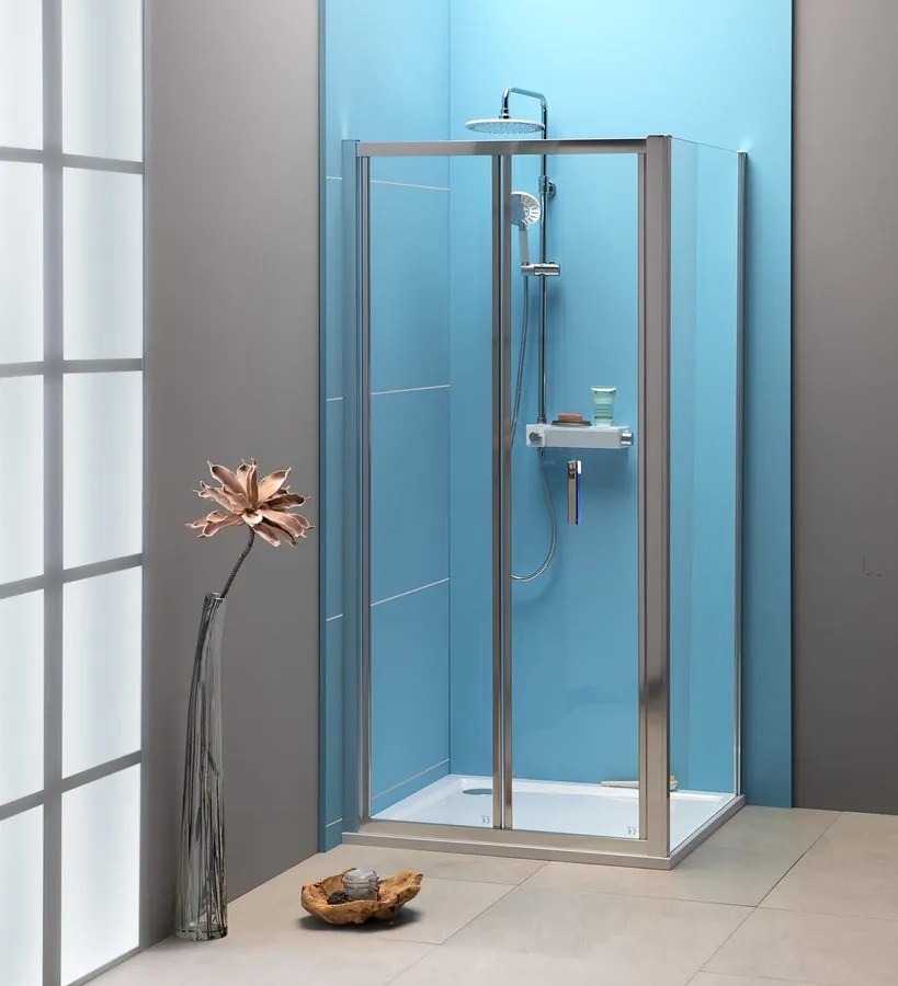 Polysan EASY, 3-stenový sprchový kút 1100x900mm, L/P varianta, číre sklo, EL1115EL3315EL3315