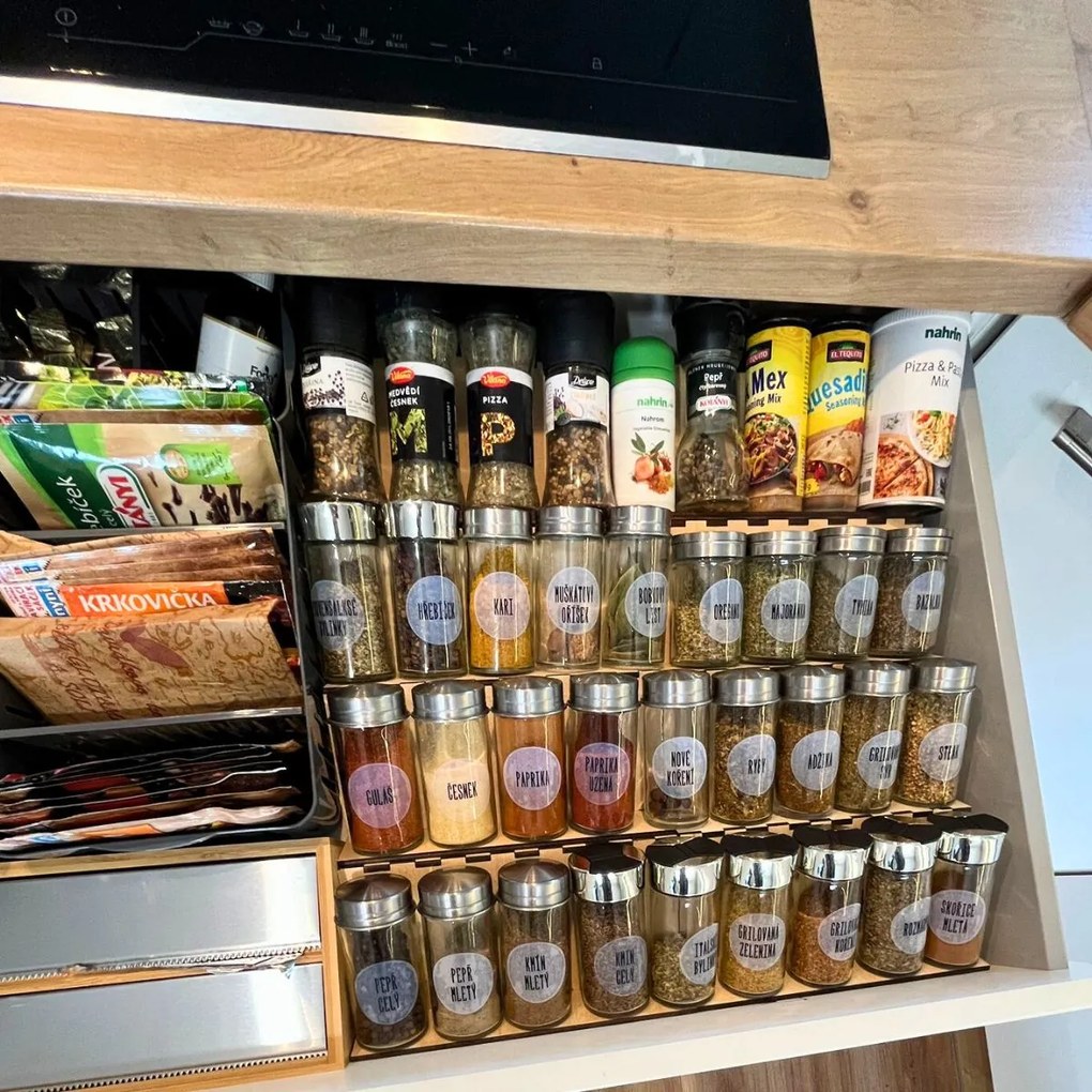 Organizér na koreničky do zásuvky, VASKY Cenové rozpätie: cena za 4ks