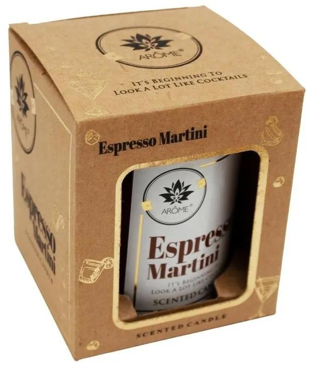 Arome Vonná sviečka v skle Espresso Martini, 125 g