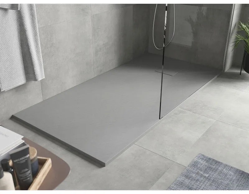 Mexen Hugo, SMC obdĺžniková sprchová vanička 180 x 90 cm, šedá, 42619018