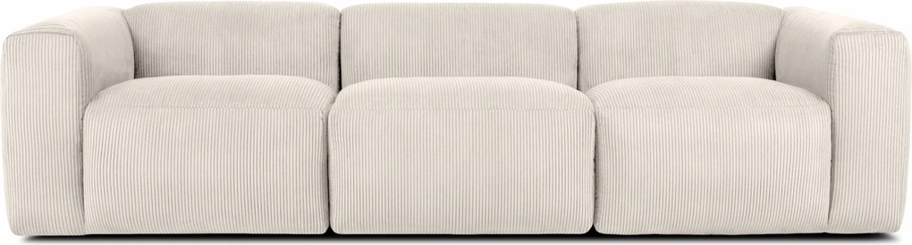 Trojmiestna modulárna pohovka Konsimo Buffo krémová