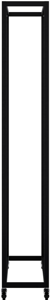 Stojan na drevo Hilta 25x80x150 cm - čierna