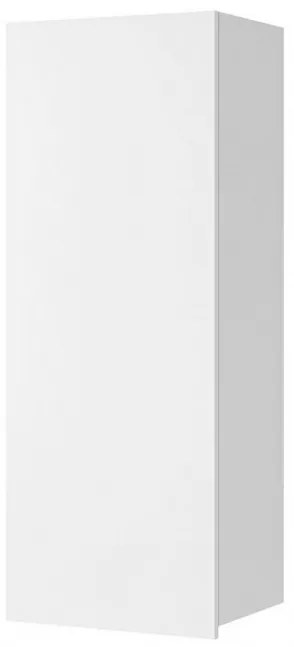 Závesná skrinka na stenu CONNOR - biela / biely lesk