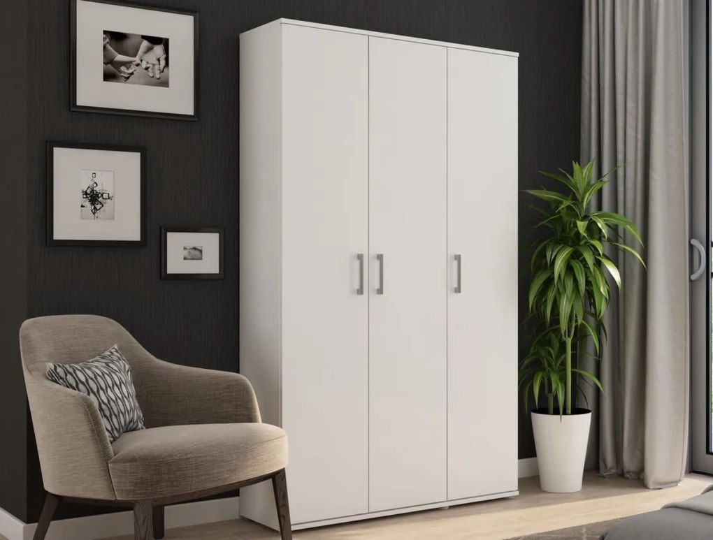 Viacúčelová skriňa Nitro, biela