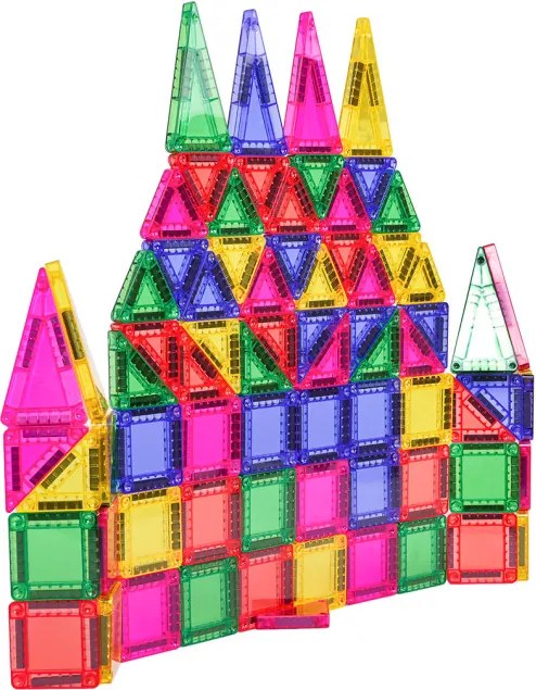 Magnetická stavebnica SUPER MAGNETISM Mini, 75 dielikov