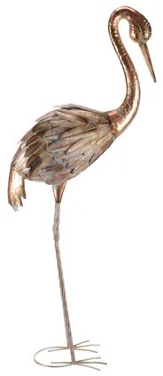 Kovová zahradná dekorácia - volavka 112cm