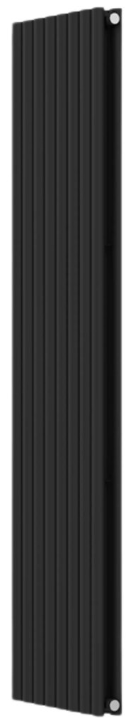 Invena Duo, vykurovacie teleso 1800x480mm, 1306W, 2x8 rebier, čierna matná, INV-UG-20-C18-A