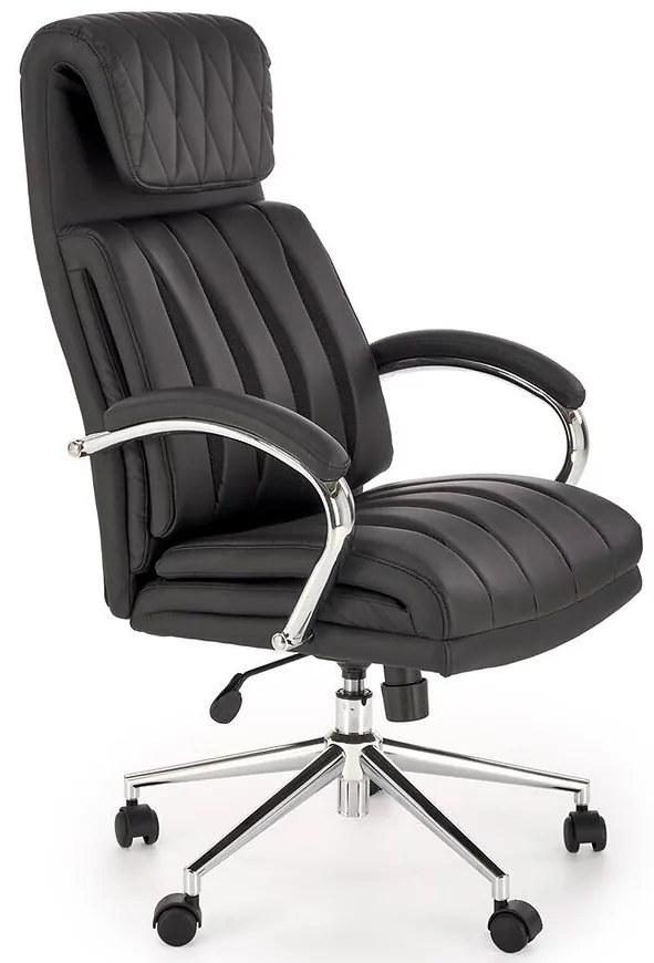 Otočné kreslo Romano čierna