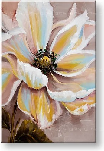 Maľovaný obraz na stenu KVET 60x90 cm