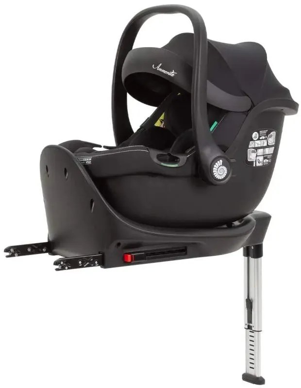 Autosedačka Carrello Ammonite CRL-8801 i-Size Absolute Black
