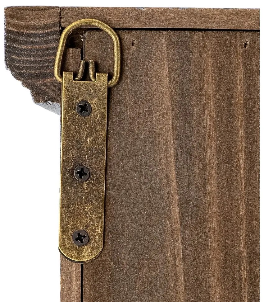 Modrá závesná vitrína z jedľového dreva 81x91 cm Hazem – Bloomingville