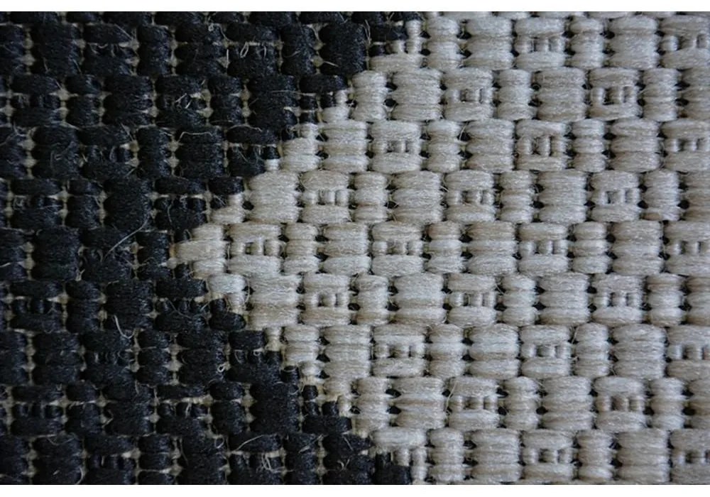 Kusový koberec Kris čierny 120x170cm