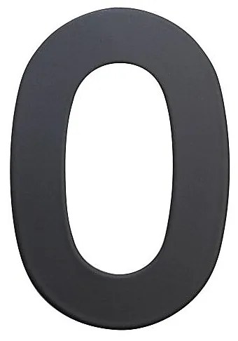 Nerezové číslo v plochom „2D“ prevedení RICHTER RN.75L (čierne), 7, RICHTER Čierna matná