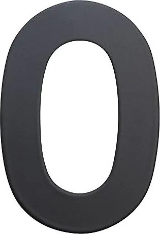 Nerezové číslo v plochom „2D“ prevedení RICHTER RN.75L (čierne), 8, RICHTER Čierna matná