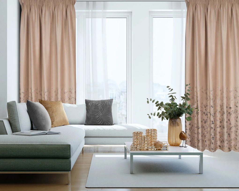ZATEMŇOVSCÍ ZÁVES NA PÁSKE MARIELA 140X270 CM VZOROVANÁ