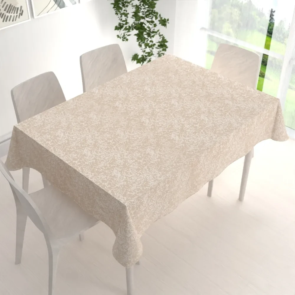 Biante Teflónový obdĺžnikový obrus TF-097 Venezia púdrovo béžový 60x100 cm