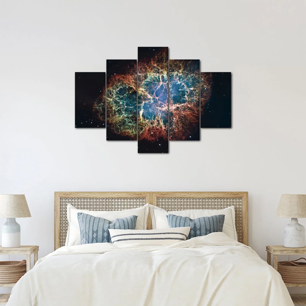Obraz - Krabie hmlovina (150x105 cm)