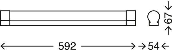 Briloner 2220-118 - LED Stmievateľné kúpeľňové svietidlo COOL&COSY LED/12W/230V