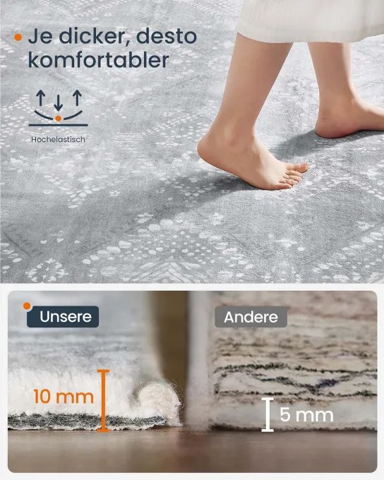 Koberec Boho sivý