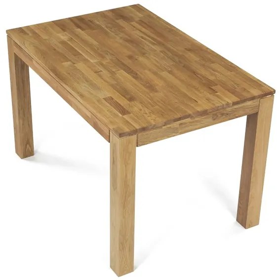 Autronic BONTEC Jedálenský stôl 120x120cm, masív, prírodný, DS-H120 DUB Farba: Prírodné