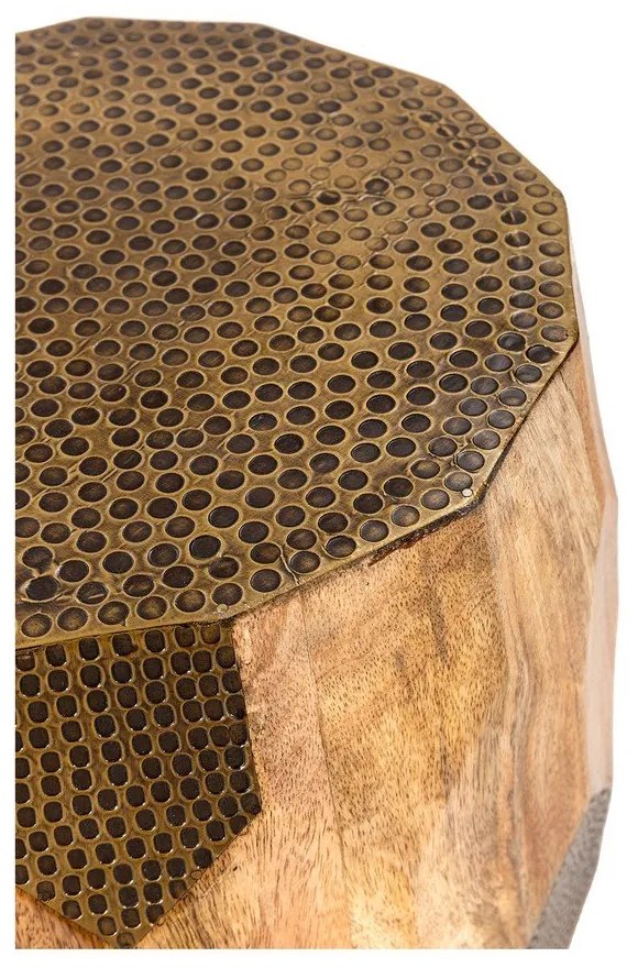 Okrúhly odkladací stolík z mangového dreva ø 29 cm Fabia – MOME