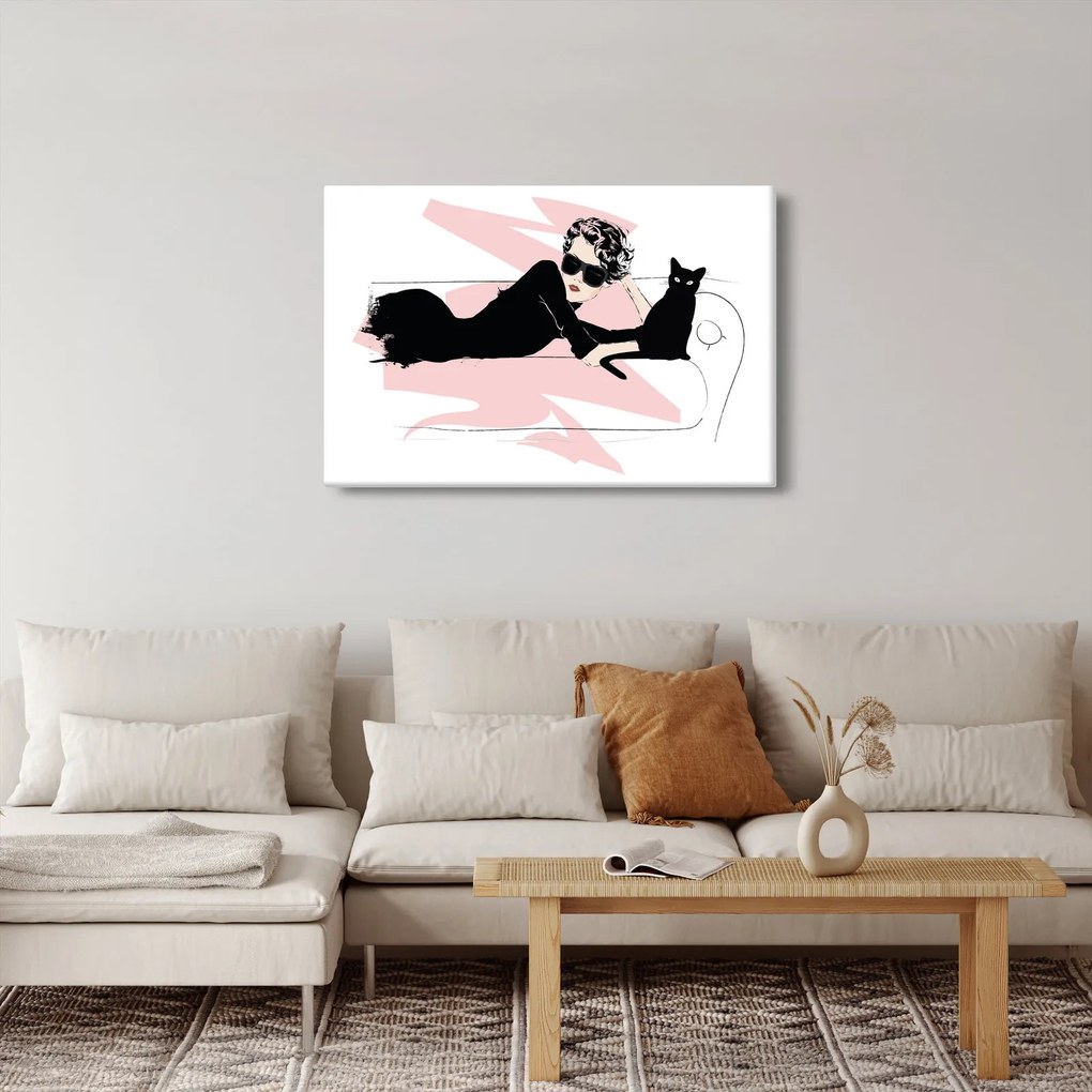 Obraz - Fashion lady (90x60 cm)