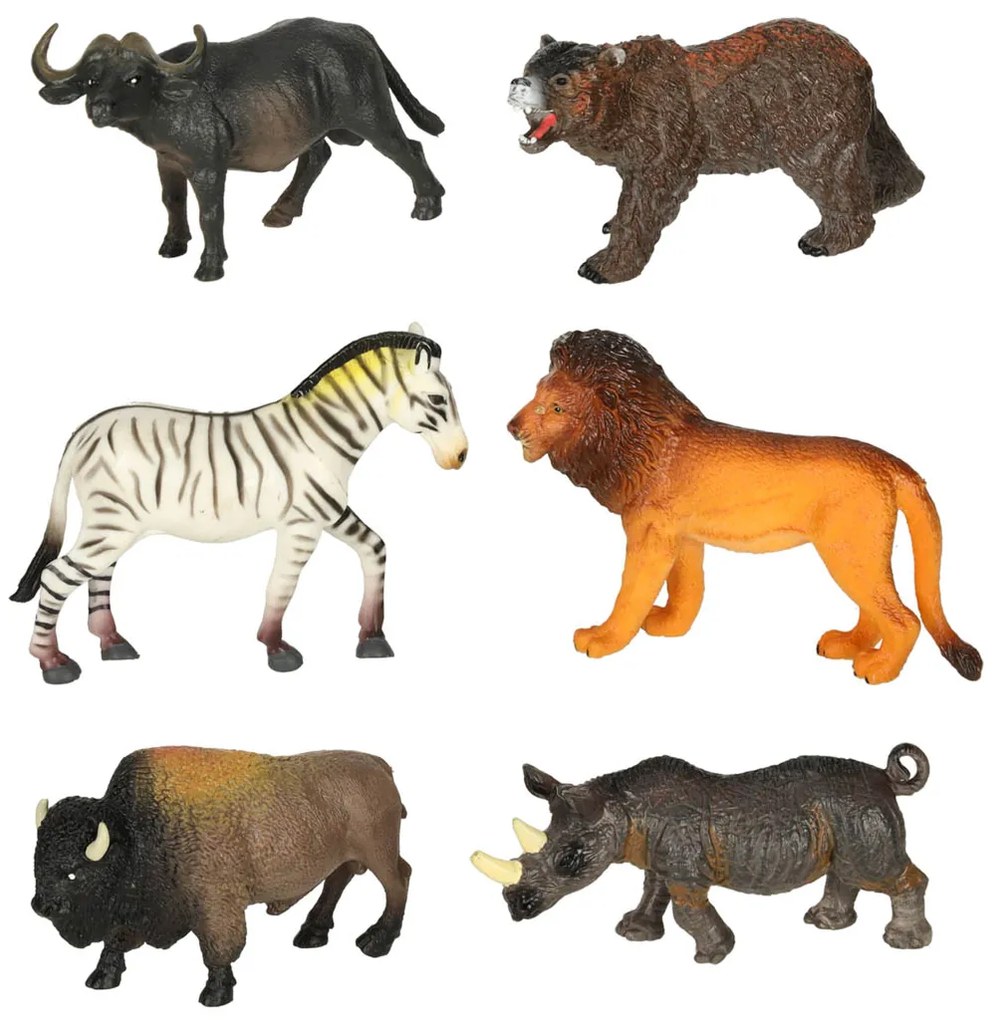 KIK Figurky zvířat v zoo sada 31 el.