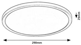 Rabalux GONZALO LED stropné svietidlo 71096