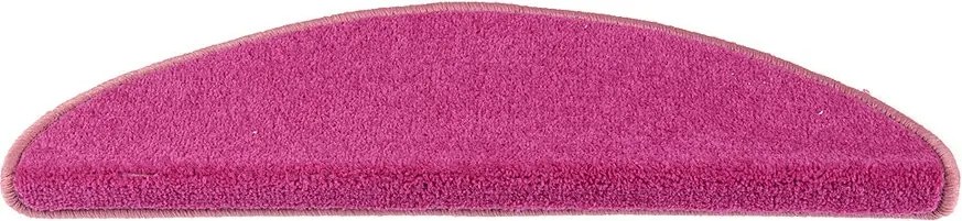 Nášľapy na schody Eton ružový polkruh - 24x65 polkruh (rozmer vrátane ohybu) Vopi