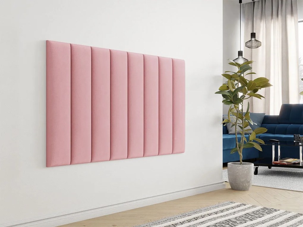 Čalúnený nástenný panel Pag 80x20, Farba čalúnenia:: ekokoža Soft 011 (čierna)