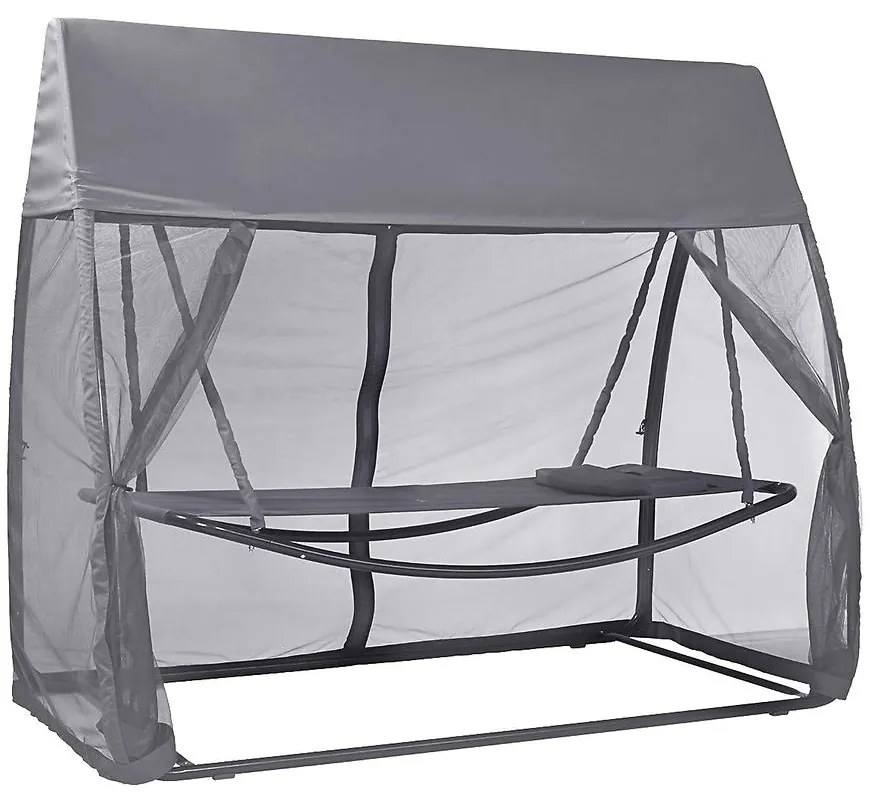 Hojdacia sieť so sieťkou proti komárom šedá