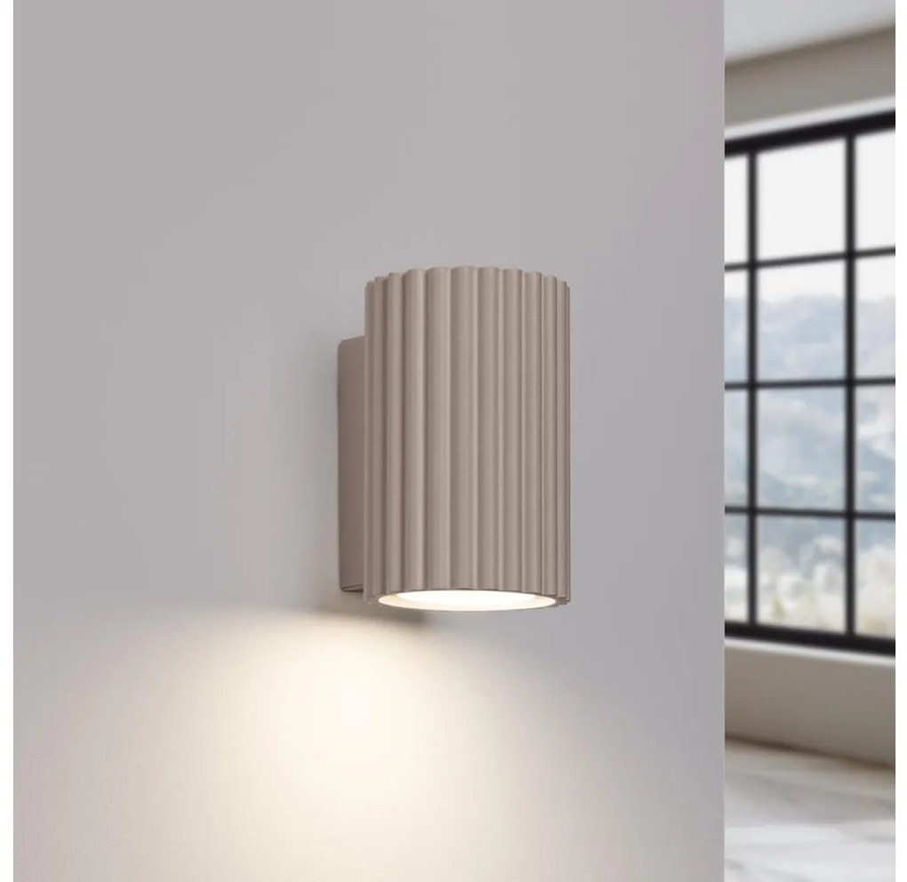 Brilagi - Nástenné svietidlo CRESTO 2xGU10/10W/230V 10 cm taupe BG1900