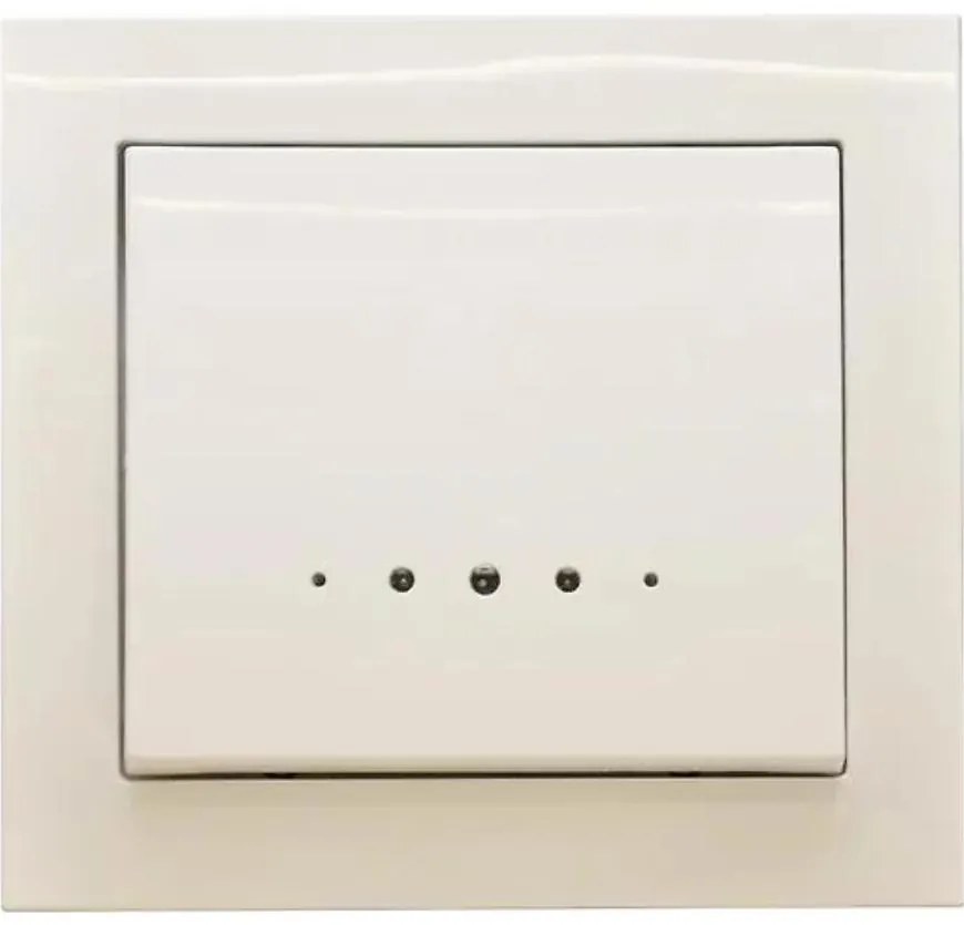 Vypínač jednopólový s podsvietením ŁP-1WS/00