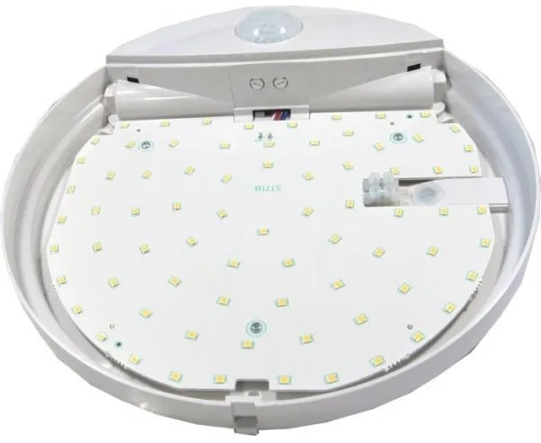 LED Vonkajšie stropné svietidlo so senzorom LED/15W/230V IP44