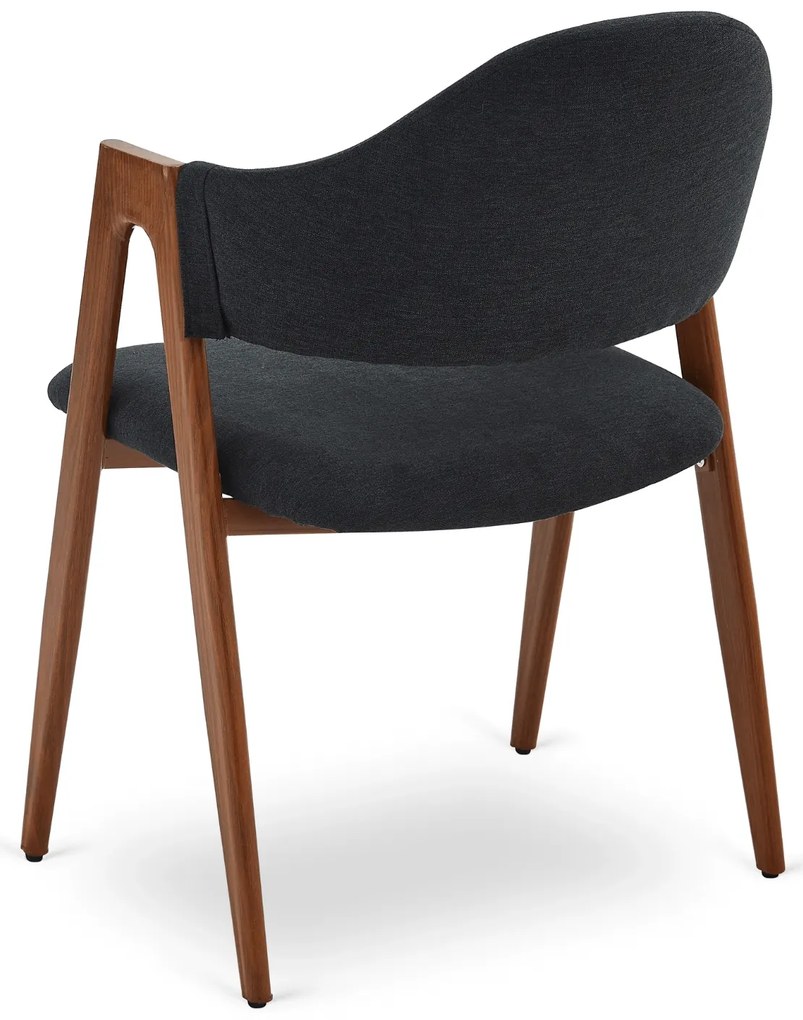 PROXIMA.store - Čalúnená jedálenska stolička RUIZ FARBA: béžová, FARBA NÔH: orech